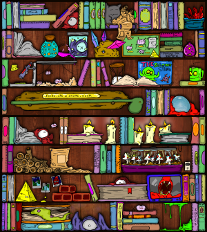 Puzzle preview for Bookshelves.